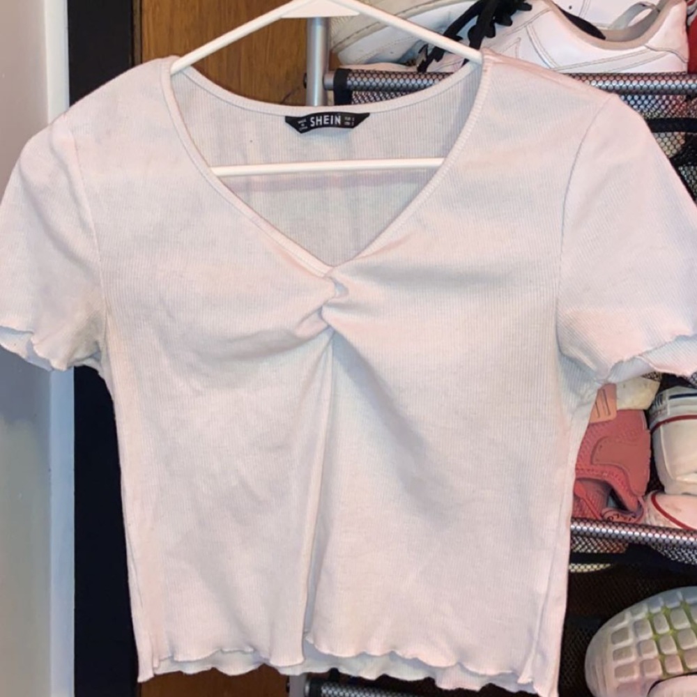 shein cropped tee size xs